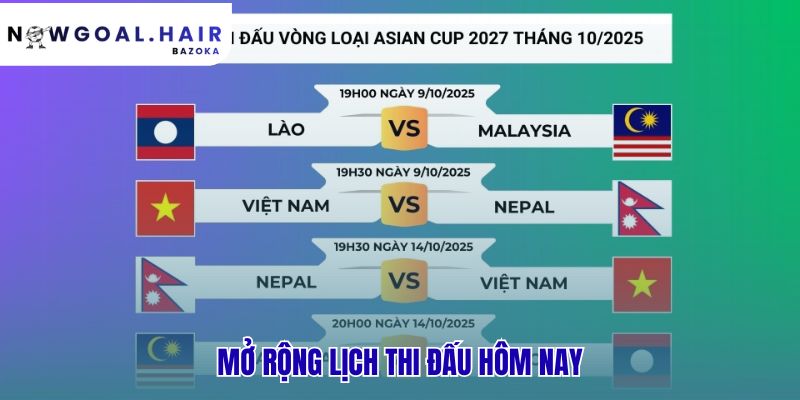 Lịch thi đấu futsal cập nhật các cặp đấu trong nước và châu Á